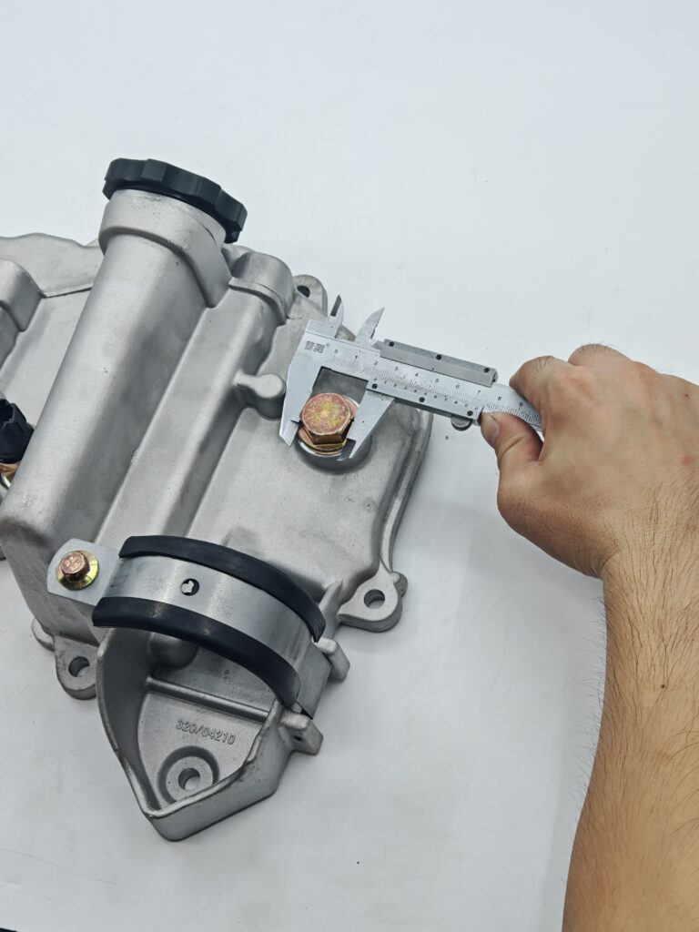 Reference dimension checking for a mechanical spare part